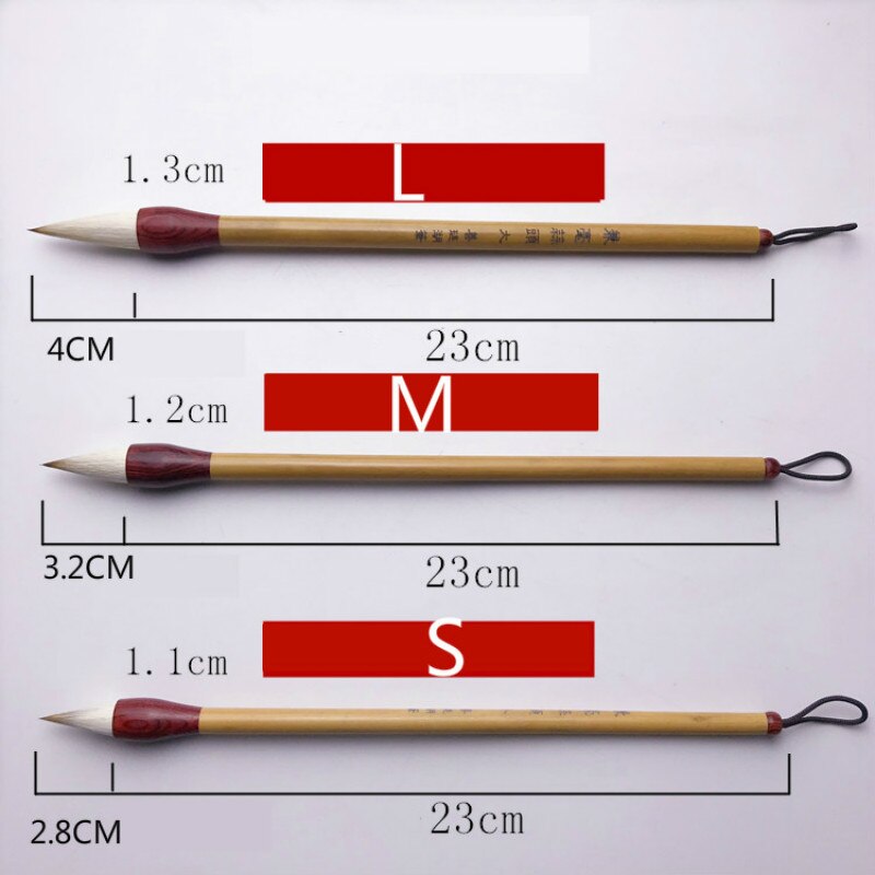 3 kpl/setti kiinalainen kalligrafiaharjat tavallinen kirjoitus monikarvainen kalligrafiaharja kiinalainen kirjoitus maalaussiveltimen kynä
