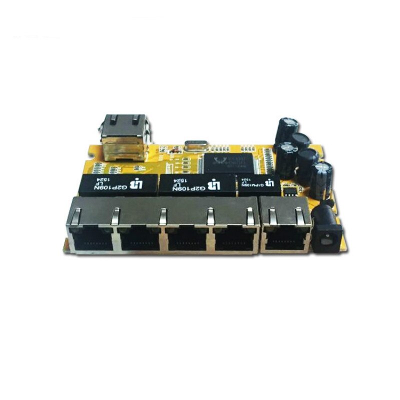 OEM/ODM meilleur vendeur 5 ports 10/100/1000 Mbps ethernet module 6 ports gigabit ethernet carte de commutation