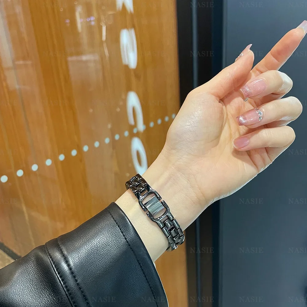 Slim Diamond Bracelet For Fitbit Versa 1/Versa 2/versa 3/Versa 4 Watch Strap Metal Bracelet For Fitbit Versa Lite/Sense 2 Strap