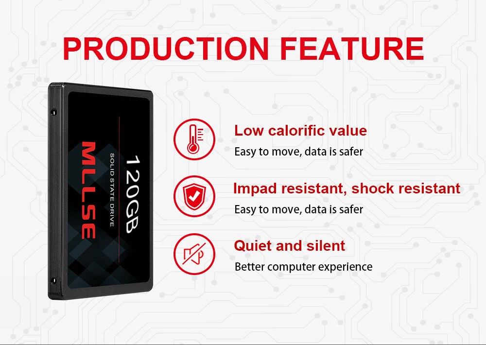 MLLSE ssd 2.5&#39;&#39; Hard Drive Disk 120GB 512gb 256gb 2.5 inch sata III ssd TLC 500MB/s internal Solid State Drives for laptop PC