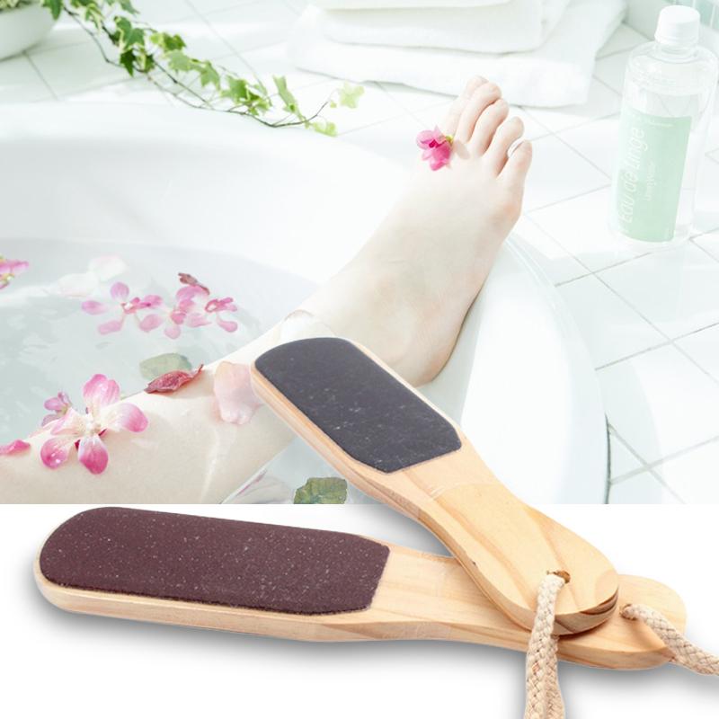 Double-sided Foot File Pedicure Tool Feet Dead Skin Coarse Callus Remover Foot Care Wood Double-sided File Pedicure Foot Tools