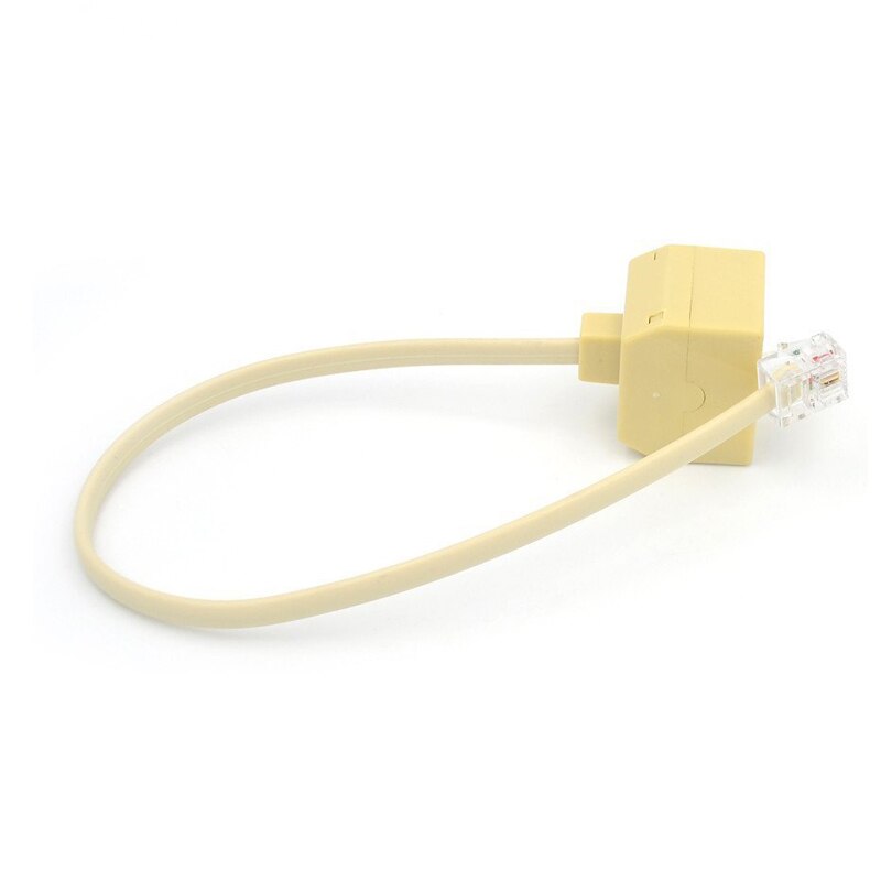 Rj11 to tupla  rj11 pistorasia naarasportin jakaja ,rj11 pistoke  to 2 liitin sovitin puhelinjohto, cat 3 6 p 4c liitin 1 to 2 liitin