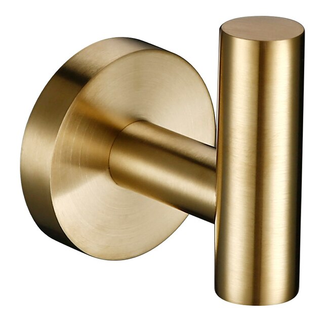 Badezimmer-Accessoires-setzt, mattschwarz, Rotguss, Chrom, gebürstetes Gold, Kleiderhaken, Handtuchhalter, Papierhalter, Smesiteli-Edelstahl: MULTI