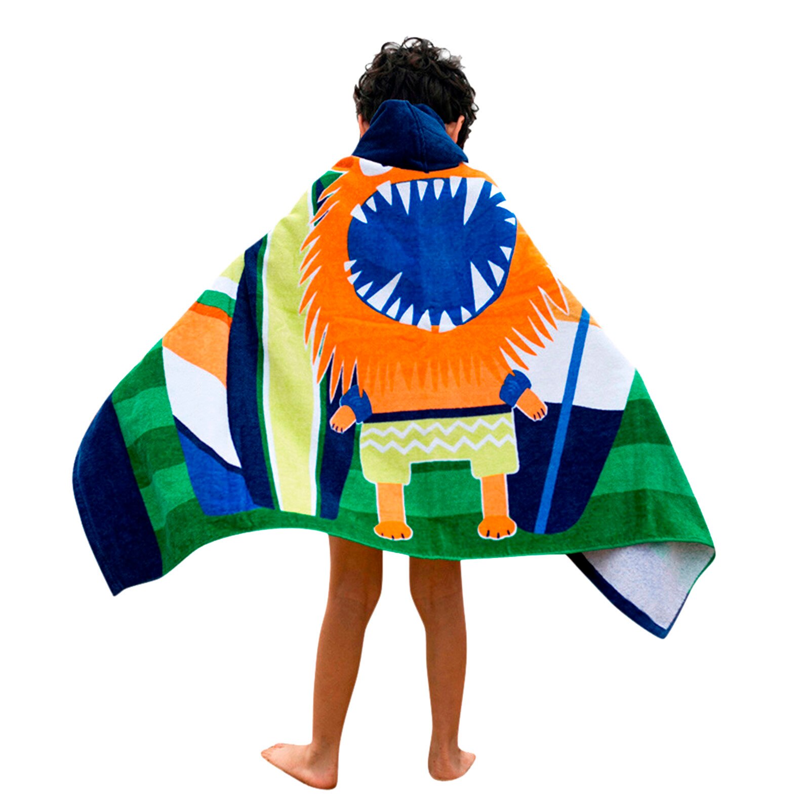 Albornoz con estampado de dinosaurios y animales para bebé, toalla de Spa con dibujos animados para bebé, bata de baño para niños, toallas de playa infantiles