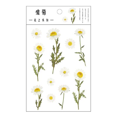 Verse bloemen plant huisdier papier sticker diy scrapbooking dagboek album sticker post kawaii briefpapier schoolbenodigdheden: 01