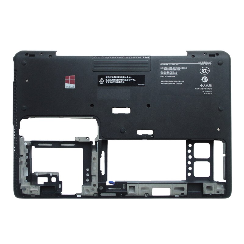 95% Laptop Top Lcd Back Cover Case Voor Sony Voor Vaio SVS151 Svs 151SVS15 Svs 15 Voorkant Palmrest bottom Case Toetsenbord: black D shell