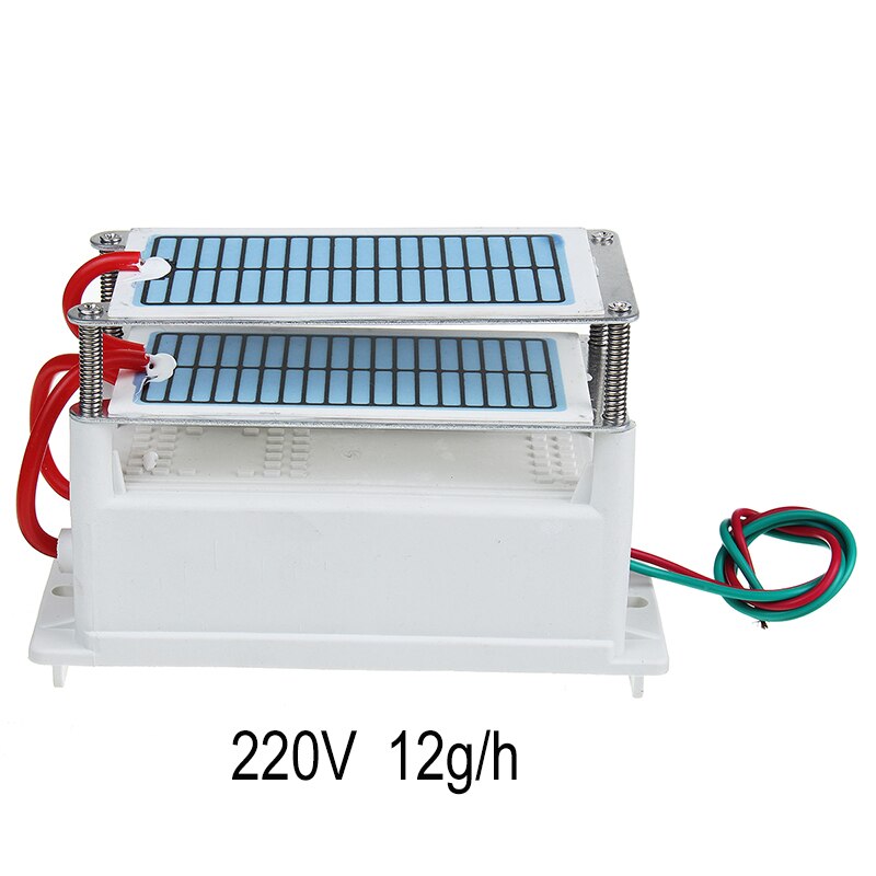 220v/110v ozongeneratoren, 5/10/12/18/24g ozonator-ionisatoren,  o3 timer-luchtreinigers, water, groente, vlees, verse lucht, zuiveren: 220v 12g