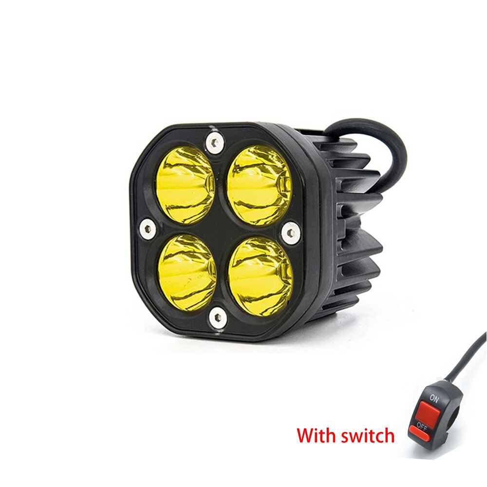 Motocykl światła doprowadziło światła robić jazdy dla samochodów bar światła przeciwmgielne reflektor reflektor DRL strąk lampa dla automatyczny Niva Lada 4x4 wyłączony Droga ATV: AYZ040 1 szt