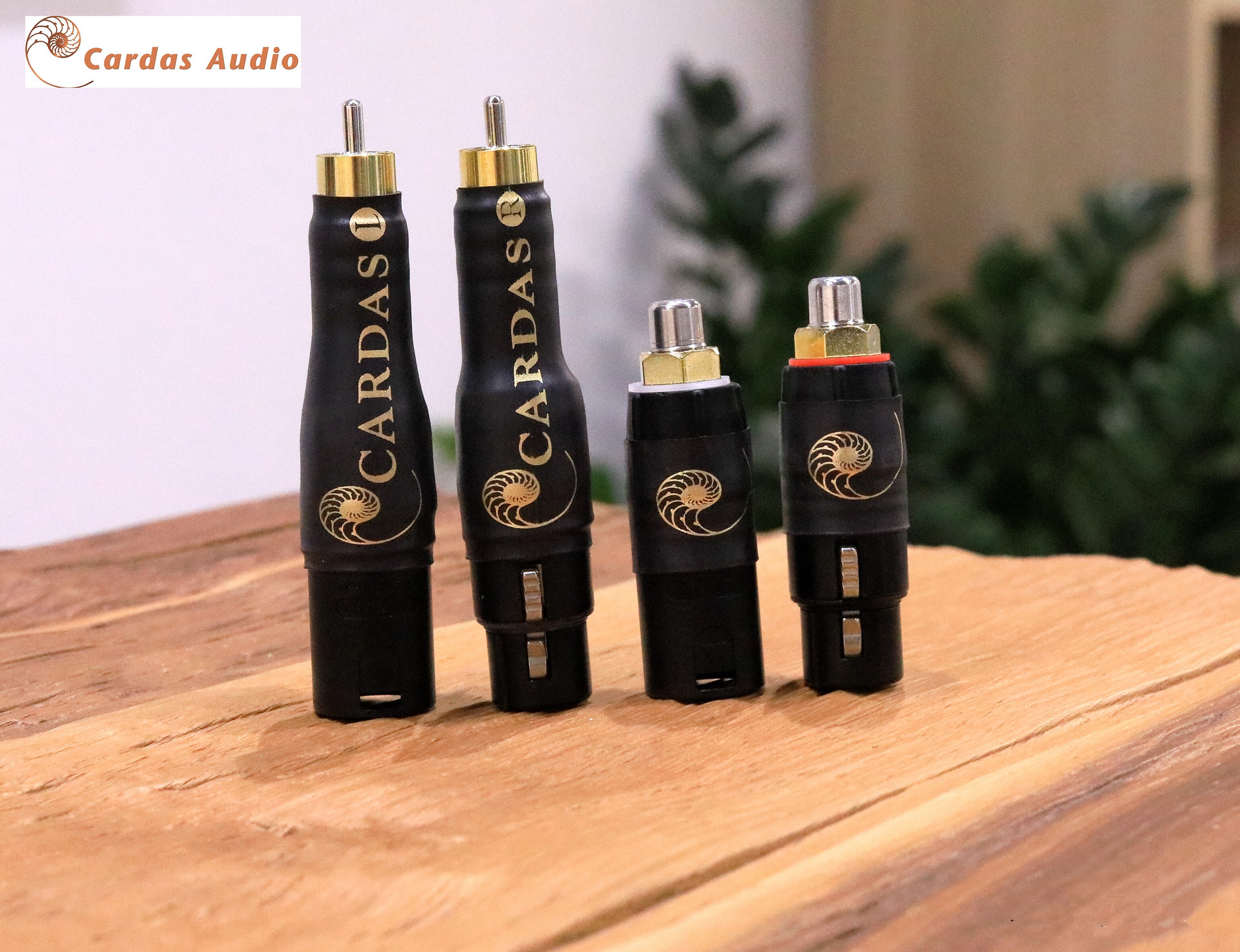 Cardas-adaptador de enchufe hembra a hembra, conector de Audio HIFI XLR macho a RCA macho,