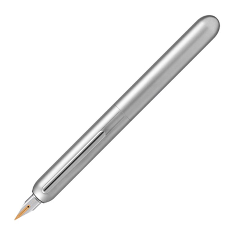 stationary supplies Red Dot Award LM Dialog Focus 3 Fountain Pen Black Titanium Tip Nib Ink Retractable Pens: Silver