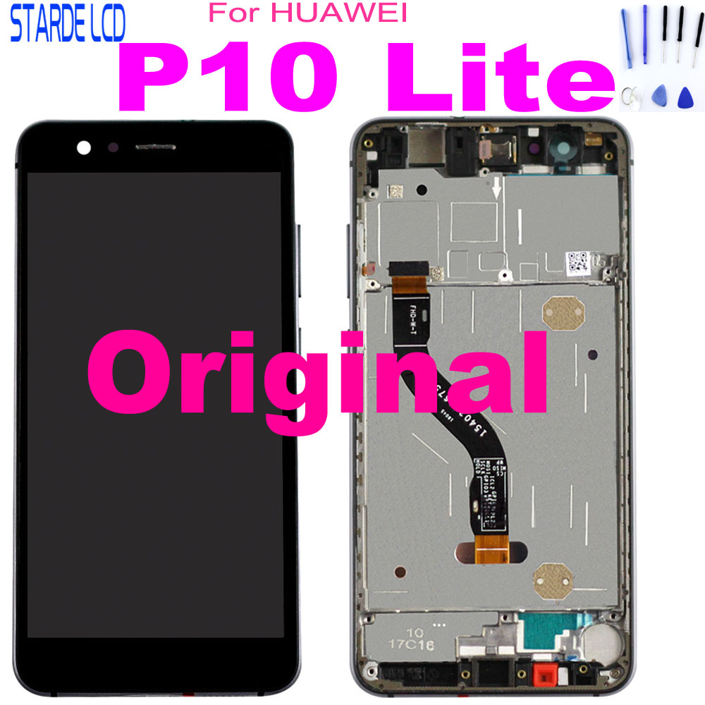 Originele 5.2 Inch Lcd Voor Huawei P10 Lite Lcd Touch Screen P10 Lite Screen Vervanging WAS-LX1 WAS-LX1A WAS-LX2 WAS-LX3