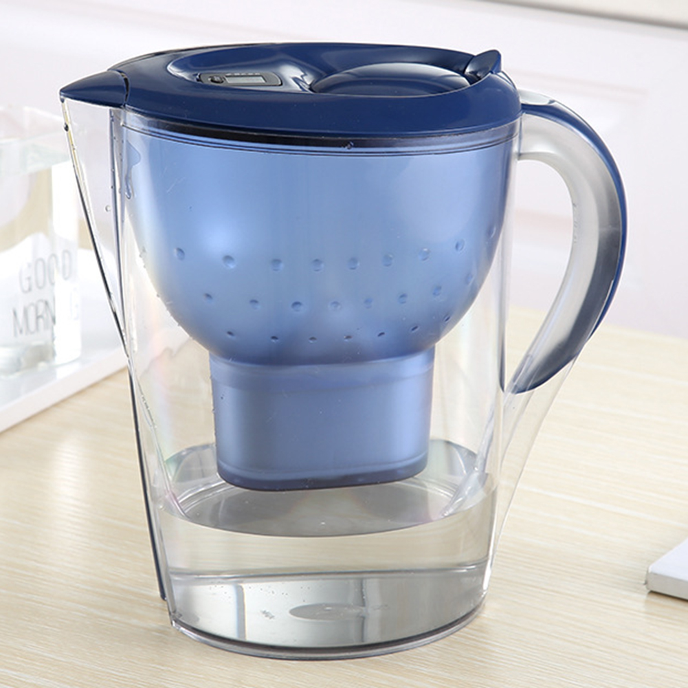 3.5L Portable Home Activated Carbon Kitchen Cold Water Filter Purifier Kettle for Health Kitchen Home Office Filters Pitcher