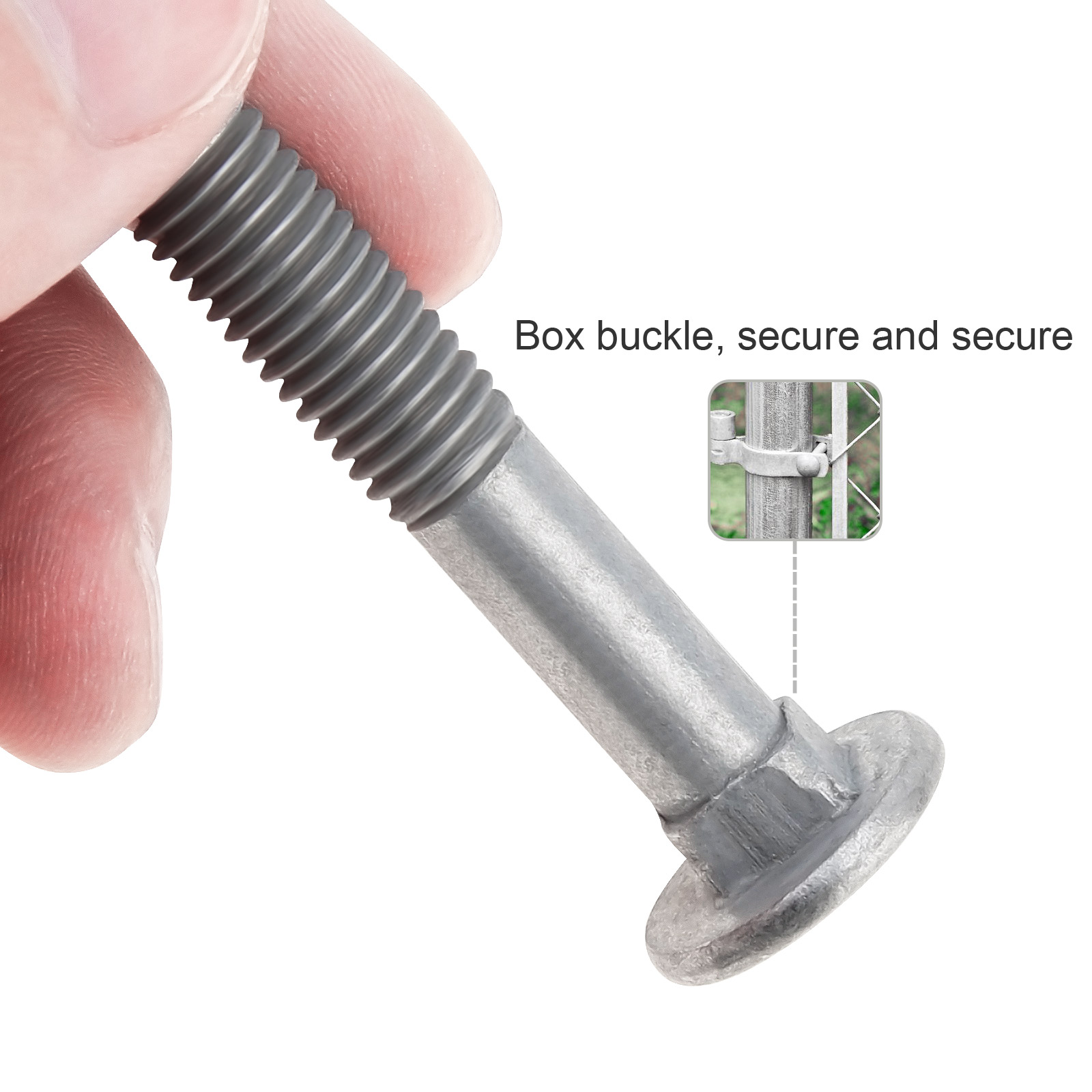 2pcs 1-3/8 x 2-3/8 Chain Link Fence Gate Post Hinge with 1-3/8 Female Hinges 2-3/8 Male Hinges Heavy Duty Gate Hinges