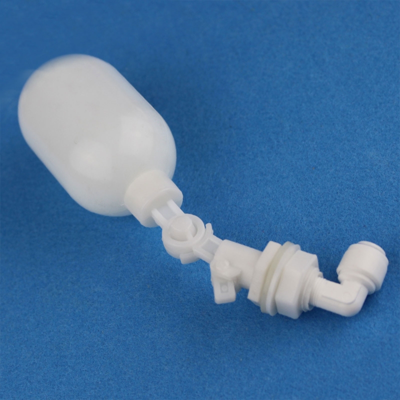 517E Water Filter Float Ball Valve 1/4 inch Quick Connect Push in to Connect Tube Fittings Adjustable Plastic Float Valve
