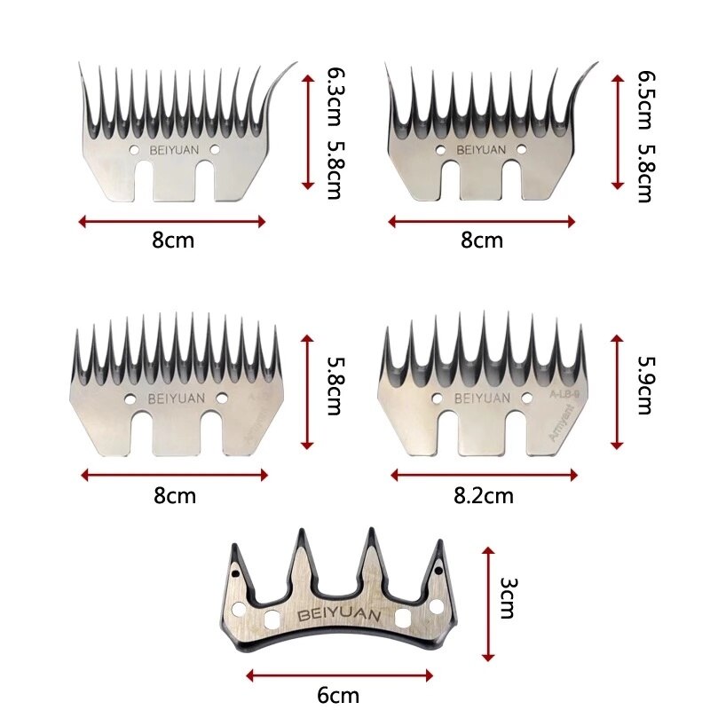 BEIYUAN sheep shears comb cutter Shearing Clipper Sheep Goats Alpaca Farm Shears Sheep Clipper scissors parts