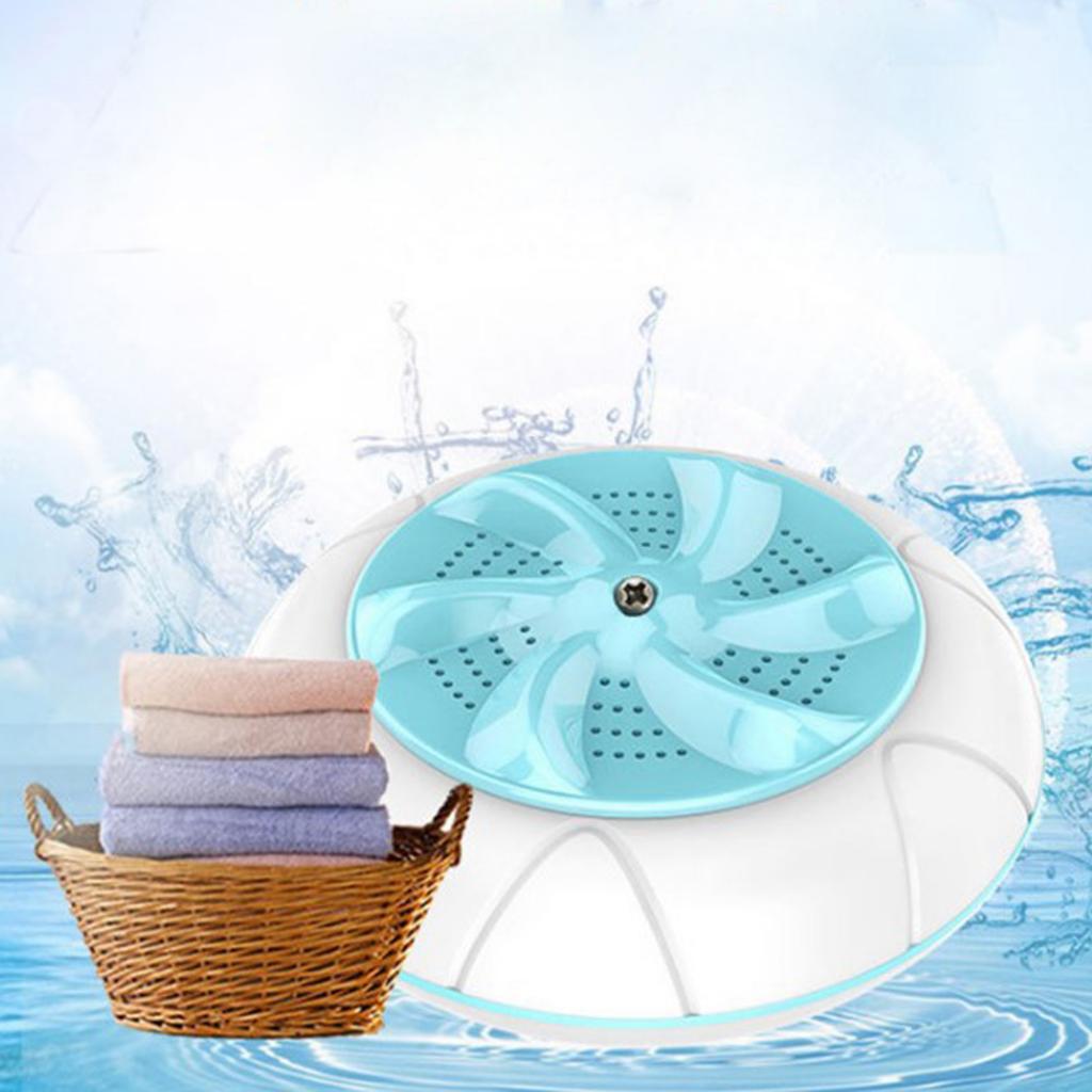 Portable Mini Ultrasonic Turbo Tub Washing Machine USB Powered Laundry