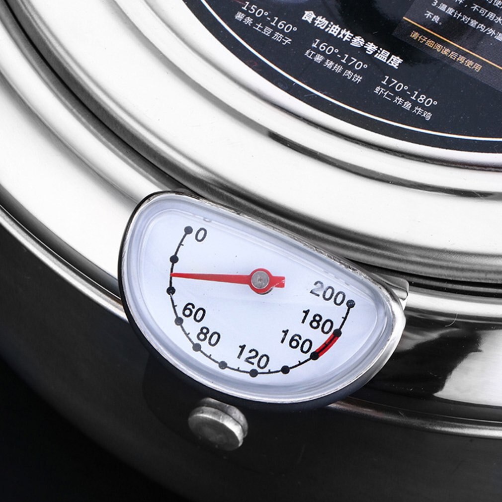 Temperaturkontrolleret japansk stil husholdnings tempura frituregryde mini induktionskomfur i rustfrit stål