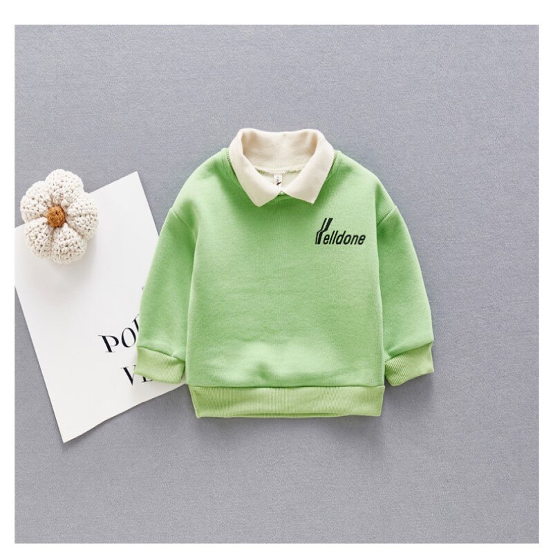 Babys Trui In de Herfst En Winter Pluche Babys Verwesterde Jas Childrens Warme Kleding Meisjes Kleding Babys Winter Kleding