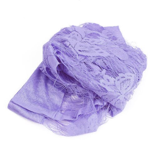 1 stuk kant vitrage vlinder touw kamer raam kwast paneel decoratie: Violet