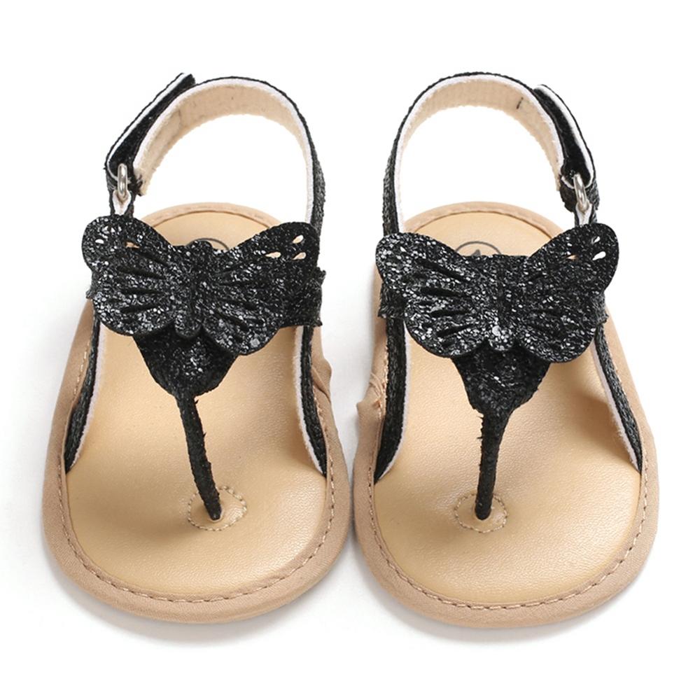 Mode Meisjes Sandalen Zomer Pu Boog-Knoop Sandalen Kids Strand Schoenen Baby Wandelschoenen Eerste Wandelaars: B / M 2