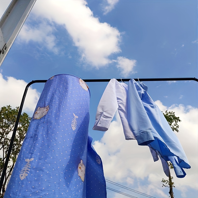 Quiltdrooggereedschap Spiraalvormig kledingrek voor thuisbalkon, roterend kledingrek voor het drogen van dekbedovertrekken, lakens, dekbedovertrekken,