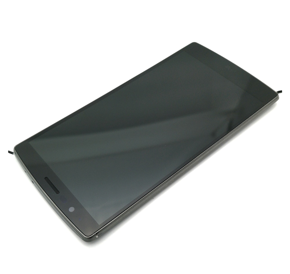 Pantalla LCD de 5,5 pulgadas para LG G4 H815 H810 H811, montaje de digitalizador con pantalla táctil con marco biselado