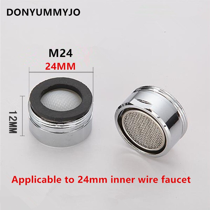 1pc Kitchen Basin Faucet Aerator 18 20 22 24 28mm Outside Thread Crew Bubbler Water Saving Purifier Aerator Kitchen Accessories: 24