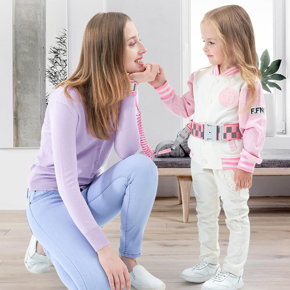 1.5M illuminer enfants bébé sécurité marche harnais Anti perte réglable Traction corde rappel enfant en bas âge poignet taille marche ceinture