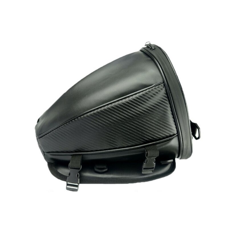Brand Waterproof Motorcycle Tail Bag Multifunction Motorcycle Rear Seat Bag Small Capacity Motorcycle Rider Backpack Leathe