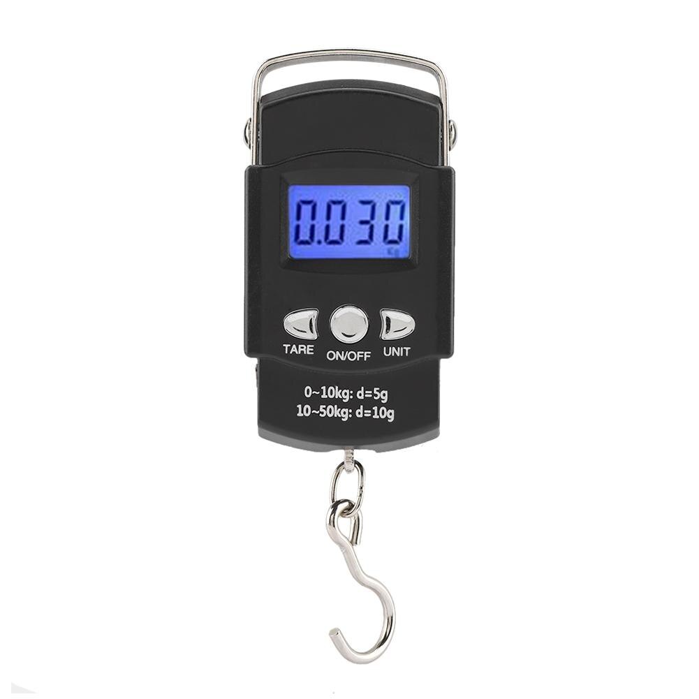 50KG/10G Digital Handy Pocket Weight Hook Scale 1pc Electronic Hanging Fishing Luggage Balanca Portable Mini