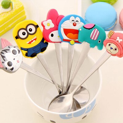 Funny Middle Finger Flower Engraved Spoon - Novelty Stainless Steel Gift For Pranksters - View #2