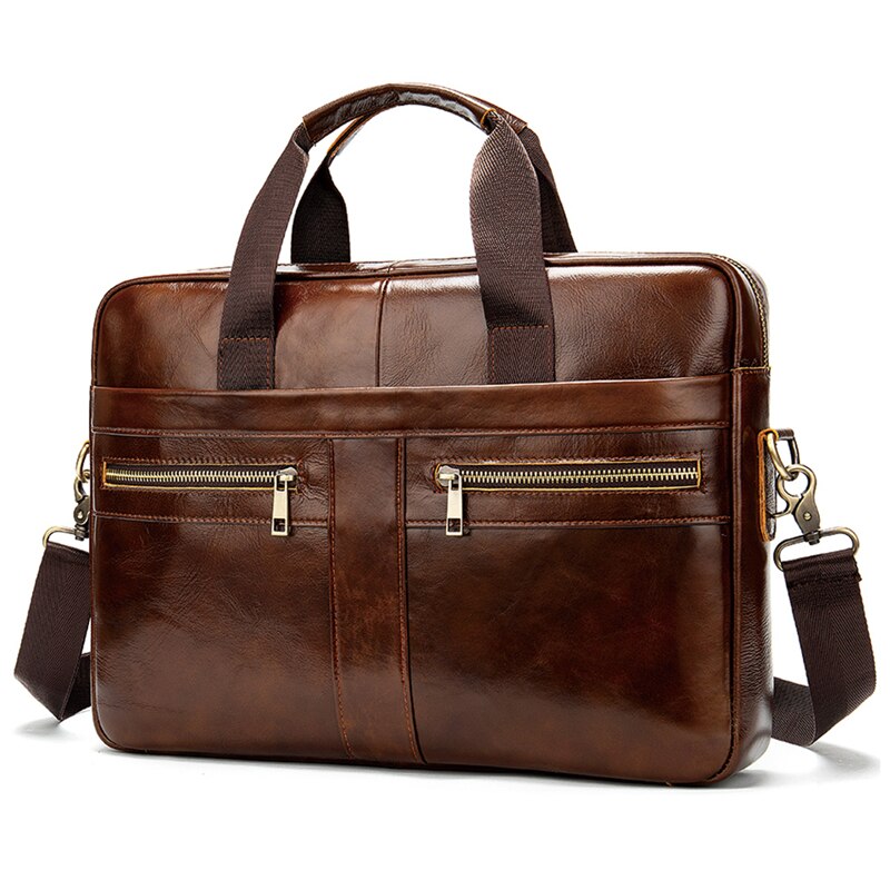 Aktetassen herentas pu leer multifunctionele messenger bags laptoptas leren aktetas