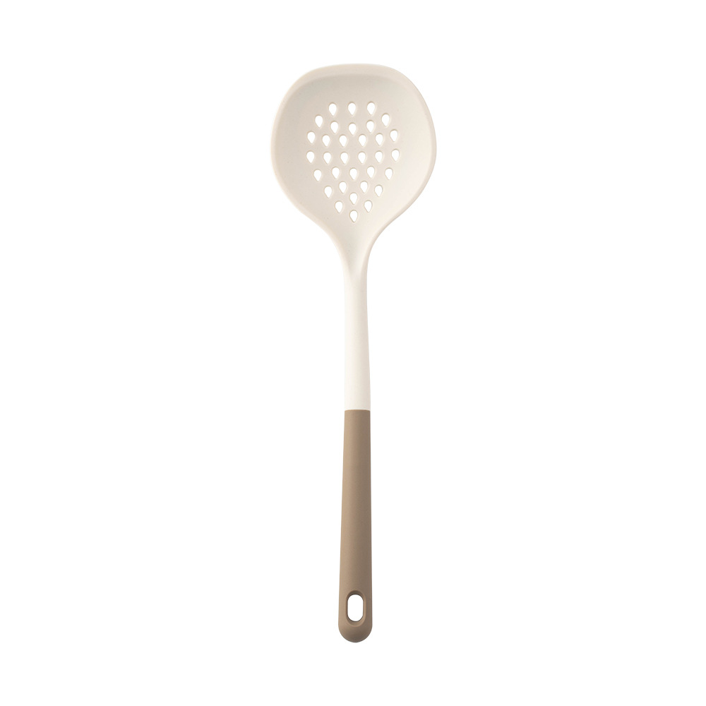 Kitchen Silicone Kitchenware Set Cooking Spatula Colander Rice Spoon Ladle Spaghetti Claw Oil Brush Tools for Baking: Chocolate
