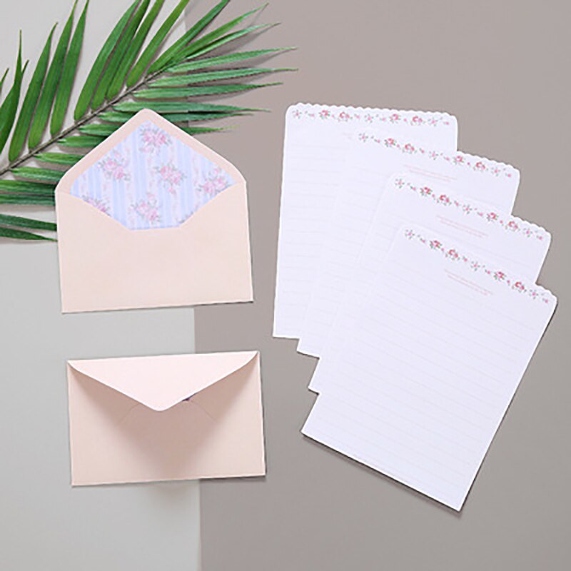 Cute Kawaii Lovely Special Writing Stationery Paper with 12 Envelope - 24 Letter paper