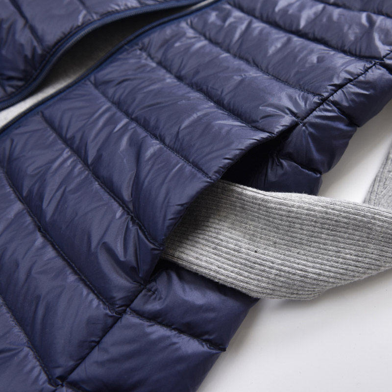 Schinteon Femmes Ultra Léger Vers Le Bas Gilet décontracté Baseball Longue Mince Gilet Automne Hiver Fond Gilet nouveauté