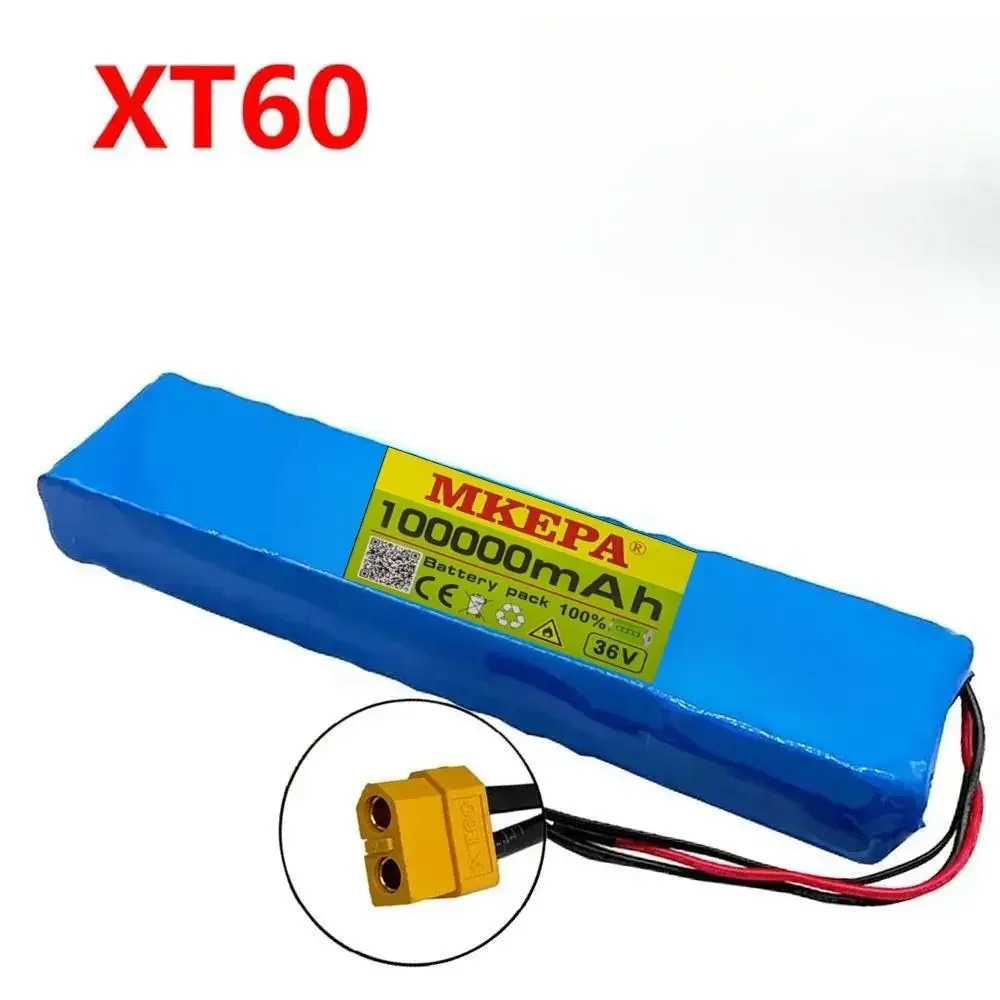 36V 100000 Batteria per scooter elettrico mAh 36v Batteria per scooter elettrico al litio 500W Batteria per scooter elettrico Batteria 36v 10s2p: green