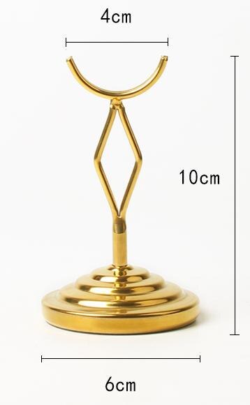 Stainless Steel Clip Wedding Name Card Clamp Restaurant Price Tag Display Seat Label Holder Desk Sign Picture Photo Clip Rack: 6