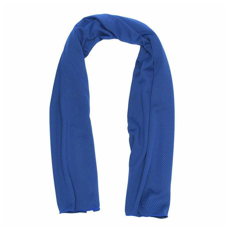 Outdoor travel portable quick-drying towel, 12X35 inches breathable, absorbent, quick-drying, compact and lightweight: Blue