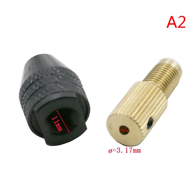 2.3/3.17mm Electric Motor Shaft Mini Fixture Small Drill Bit Chuck Fixing Device: 2