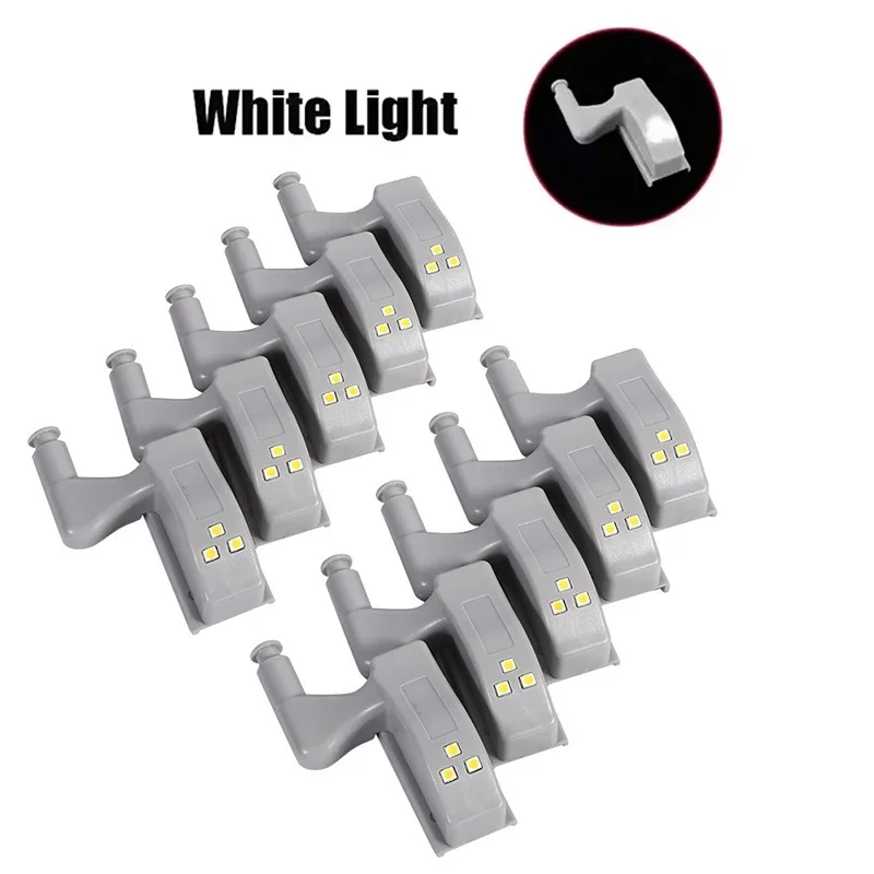 Universele LED-kastlamp Keukenlamp Binnenscharnierlicht Geschikt voor kasten Slaapkamer Keukenkast Nachtlampje: Warm Geel