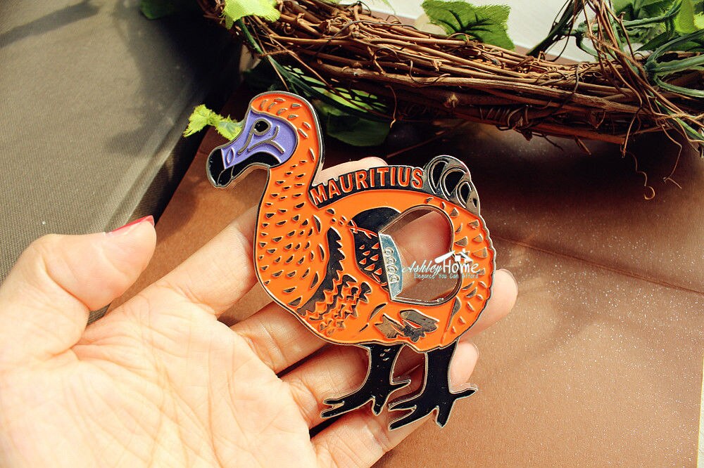 Pájaros DODO Mauricio viajes turísticos recuerdo 3D Metal imán abrebotellas de cerveza