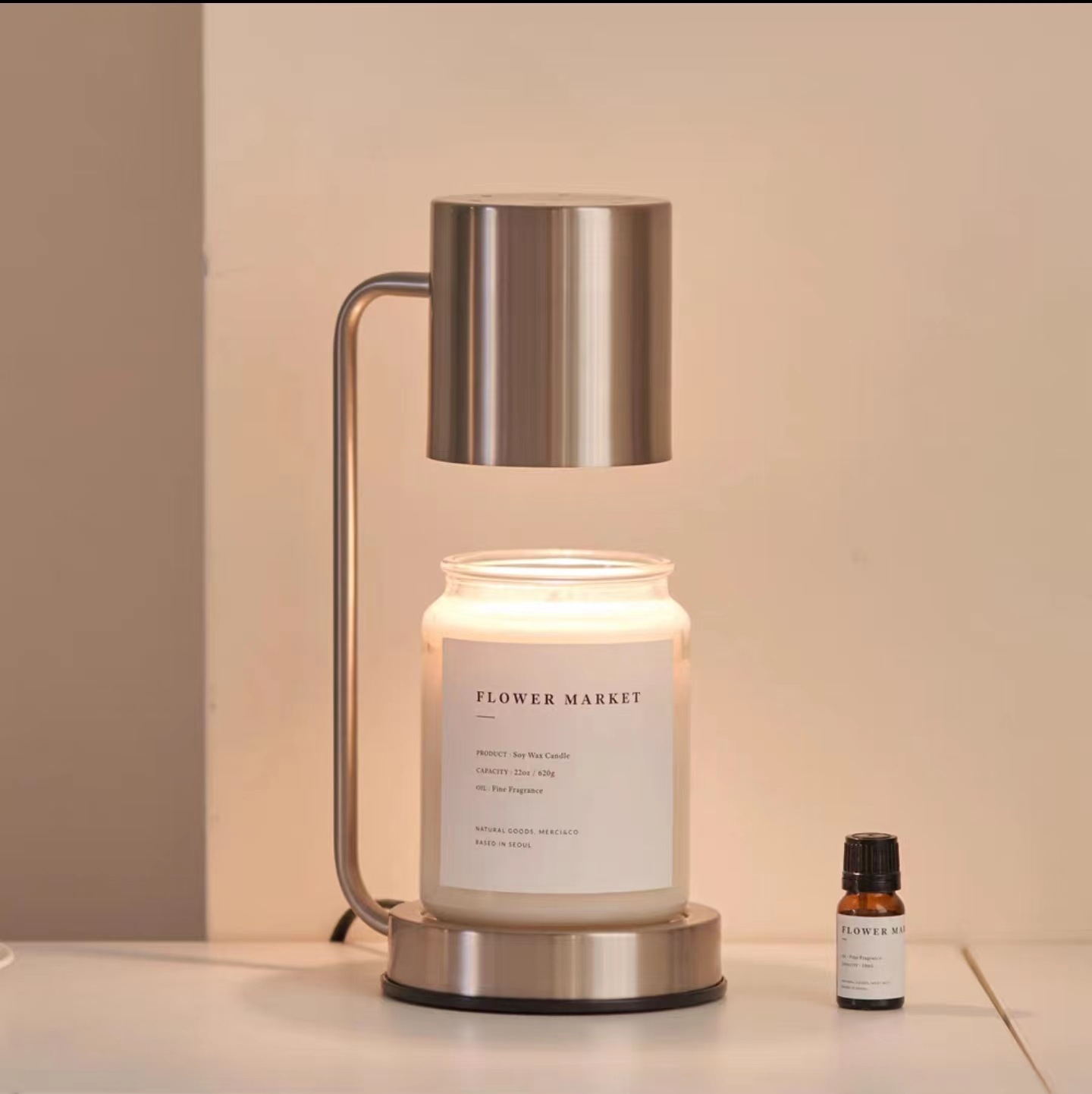 Nordic Schmelzen Wachs Lampe Moderne Dimmbare Elektrische Kerze Wärmer Lampe Timing Schalter Duft Licht Schreibtisch Dekor Beleuchtung