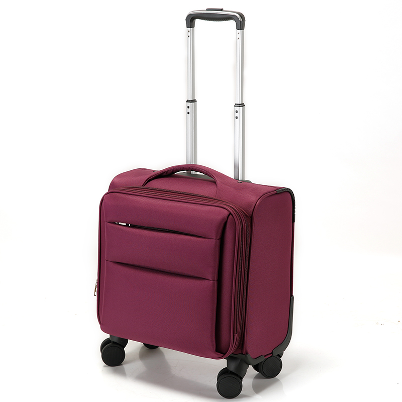 Koffer Kleine Zakelijke Trolley Koffer Voorste Laptoptas Universele Wielbagage Reistassen Rollende Handtas Vrouw Instapdoos Heren: Beige