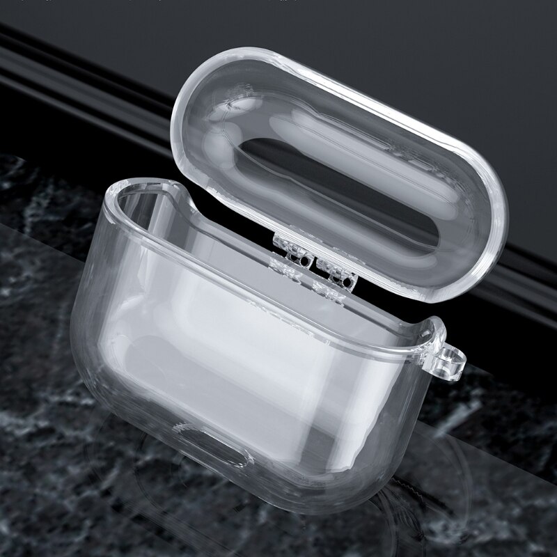 TPU Transparent Headphone Accessories Suitable for Air-pods 4 Generation Transparent Black/Blue/Green/Powder/Transparent