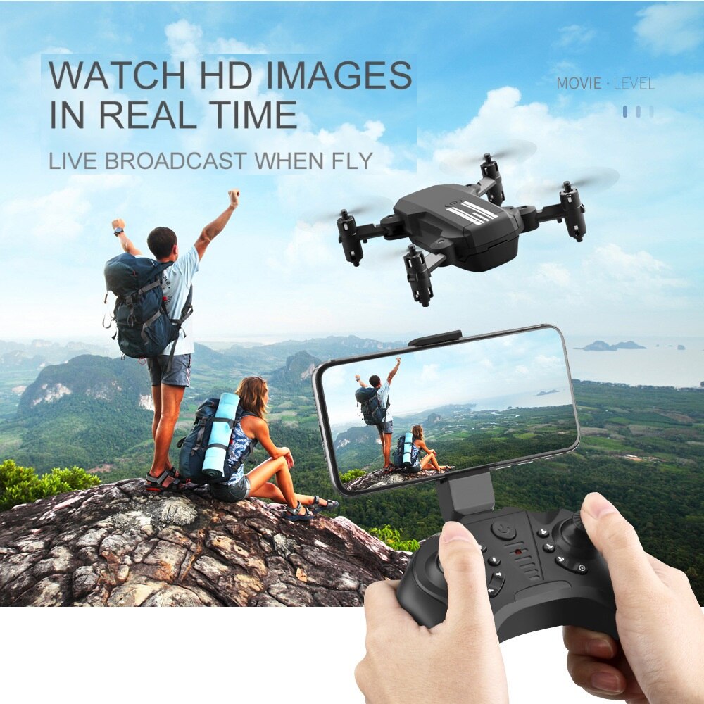 Lsrc Rc Drone E68 Wifi Fpv En Groothoek-High-Definition 4K Dual Camera Hoogte Houden opvouwbare Quadrotor Dron Speelgoed E525