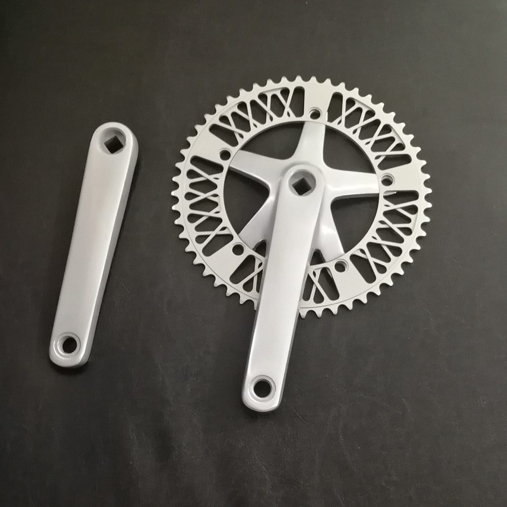 Track bike crankset 52t bcd 144 aluminium single speed fixie bike road bike sprocket fast gear bike chainwheel cranks
