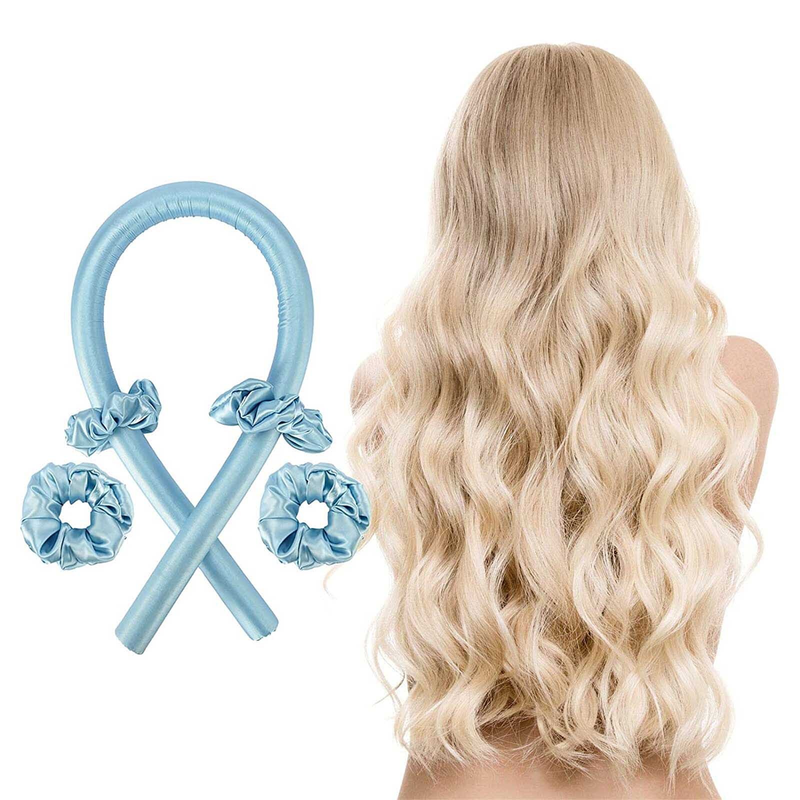 Heatless Curling Rod Headband No Heat Curls Ribbon Hair Rollers Sleeping Soft Headband Hair Curlers DIY Hair Styling Tools