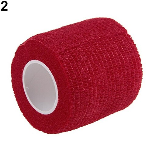 4.5m elastisk bandage wrap tape sport sikkerhed selvklæbende atletisk wrap farverige knæfinger ankel palme skulder støttepuder