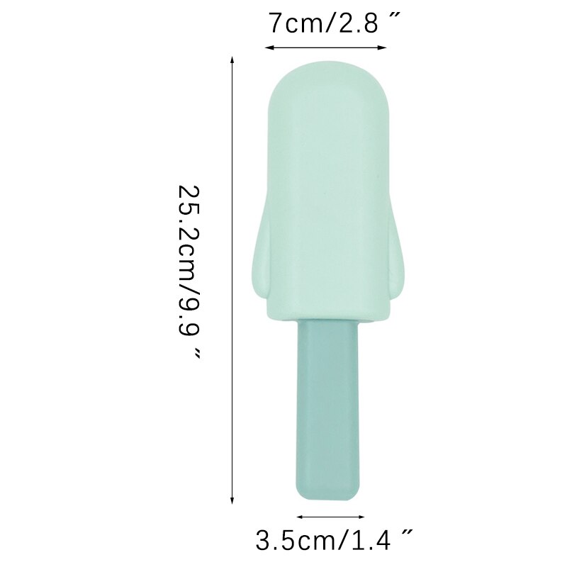 Magic Lint Remover Cartoon Clothing Hair Remover Brush Pet Hair Remover Roller Reusable Cleaning brush Lint Removal Static Brush: Penguin Green