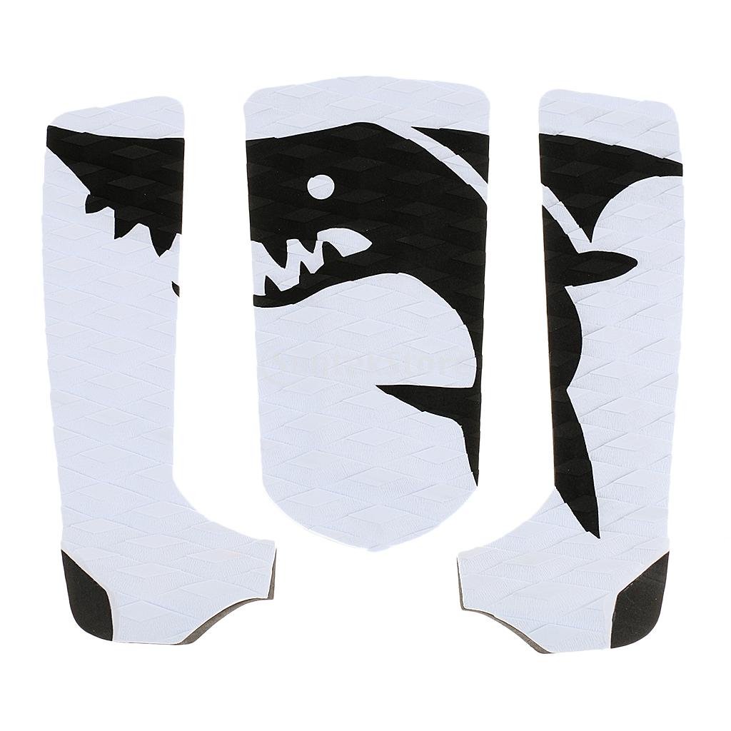 3 PIECES Surfboard Traction Pad Grip Skimboard SUP Surf Traction Tail Pads